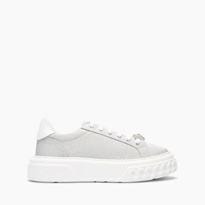 Casadei Off Road Cas25 Sneakers - Woman Sneakers Silver And White 38