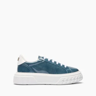 Casadei Off Road Denim Lac Sneakers - Woman Sneakers Denim 41