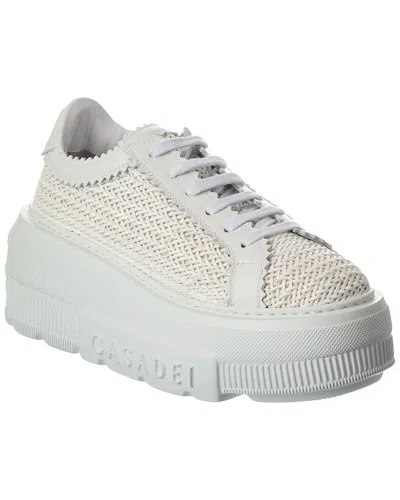 CASADEI CASADEI OFF ROAD HANOI LEATHER SNEAKER