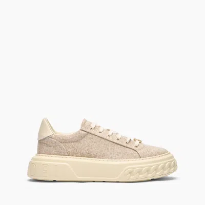 Casadei Off Road Jutalux Sneakers - Woman Sneakers Gold And Milk 42