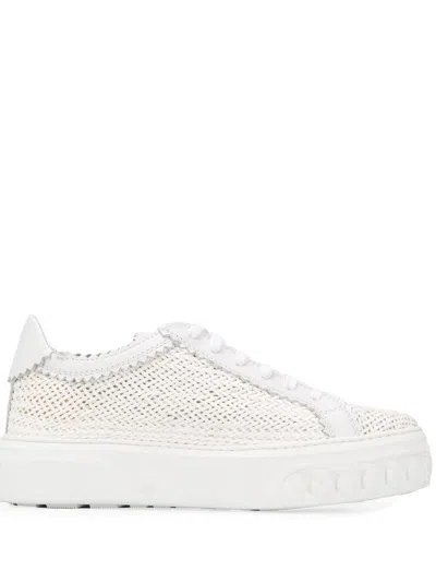 Casadei Off Road Trainers In White