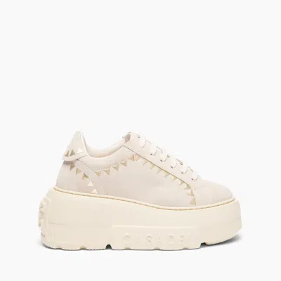 Casadei Offroad Divine Sneaker - Woman Sneakers Yogurt Gold 37 In Neutral