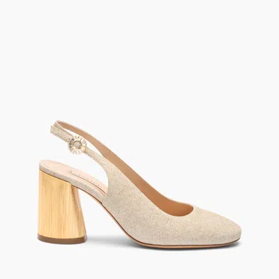 Casadei Opera Cleo Bellagio Slingbacks - Woman Pumps And Slingback Gold 40.5