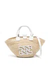 Casadei Panarea Logo-appliqué Mini Bag In Neutrals