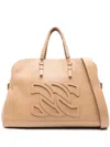 Casadei Park Avenue Leather Tote Bag