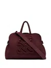 Casadei Park Avenue Leather Tote Bag In Red