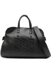 Casadei Versatile Tote Bag Detachable Shoulder Strap In Black