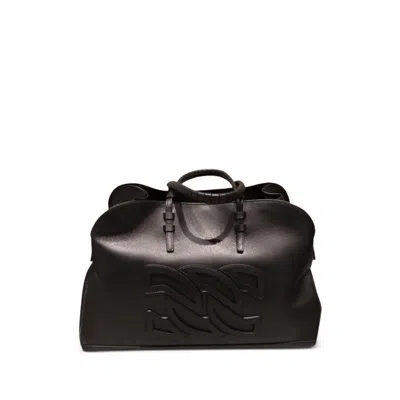 Casadei Park Avenue Tote Bag In Black