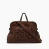 Casadei Park Avenue Velour Bag - Woman Bags Cacao Qt In Brown