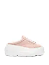 Casadei Pink Heeled Mules In Pink