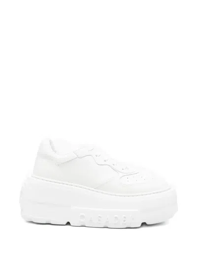 Casadei Platform Sneakers In White