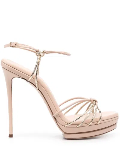 Casadei Plateau-sandalen 140mm In Pink