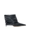 Casadei Pointed Short Boots In Black