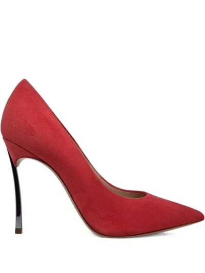 Casadei Pointed Stiletto Pumps In Red