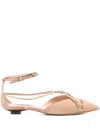 Casadei Pointed-toe Flat Pumps In Pink