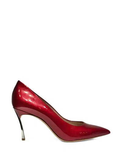 Casadei Pointed-toe Stiletto Heeled Pumps In Red