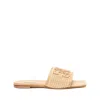 Casadei Portofino Slides - Woman Flats And Loafers Toffee 37