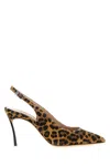 Casadei Printed Suede Malesia Pumps In Animal Print