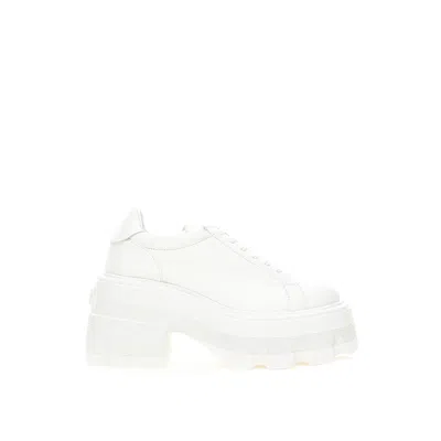 Casadei Pristine Leather Women's Sneakers In White