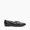 Casadei Puff Loafers In Black Nappa Leather In Black