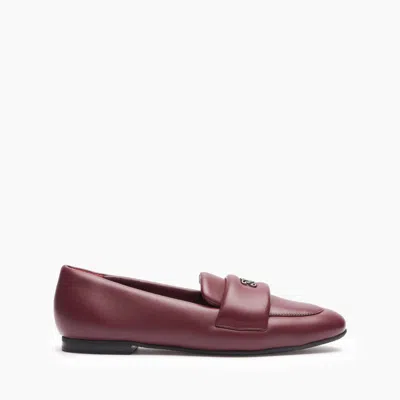 Casadei Puff Leather Loafers - Woman Flats And Loafers Ladybug 39 In Red