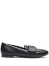 Casadei Puff Loafers In Black Nappa Leather In Black