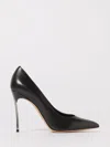 Casadei Sculpted-heel 110mm Leather Pumps In Black