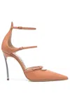 Casadei Super Blade Rachel Leather - Woman Pumps Caramel 39 In Brown