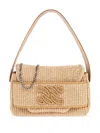 Casadei Riviera Shoulder Bag In Neutrals