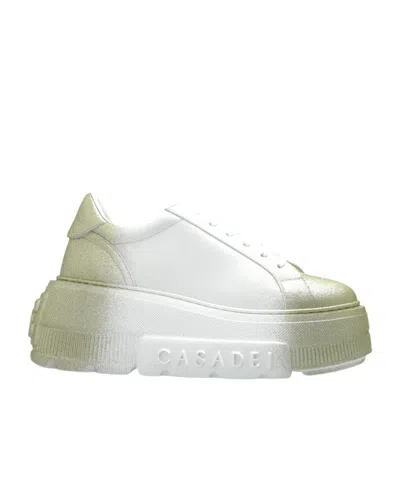 Casadei Round-head Casual Shoes In White