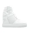 Casadei High-top Leather Sneakers In White