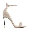 Casadei 120mm Cappa Blade Stratosphere Sandals In Brown