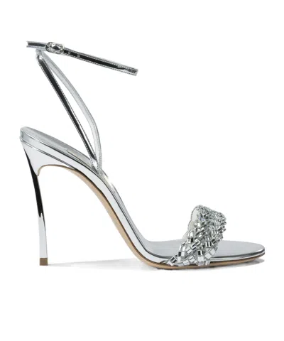 CASADEI ROUND-TOE HIGH-HEELED SANDALS