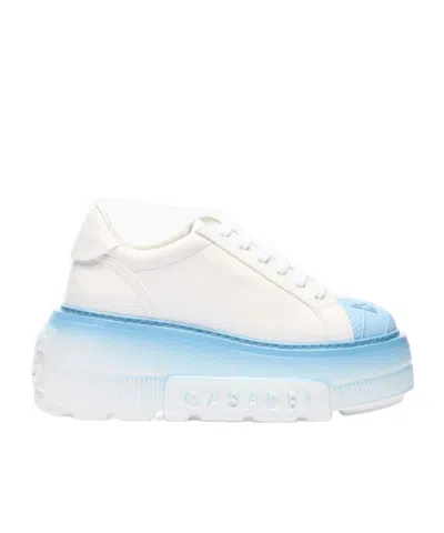 Casadei Round-toed Athletic Shoes In White