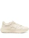 Casadei Women's Premium Leather Mini Running Sneaker In White