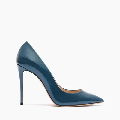 Casadei Samurai Julia Pumps - Woman Pumps And Slingback Blue Troll 39.5