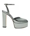 Casadei Sandale Patty Platform Interstellar In Silver