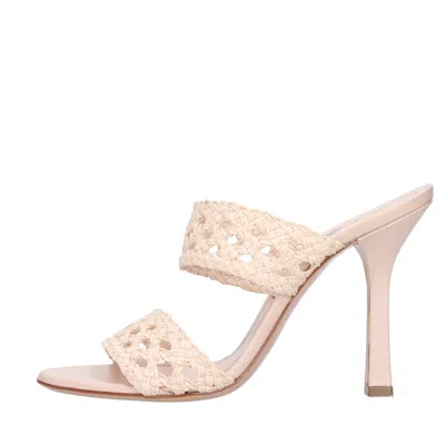 Casadei Sandals Beige In Beige Chari