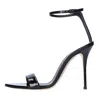 Casadei Sandals Black In Nero Neri E Grigi