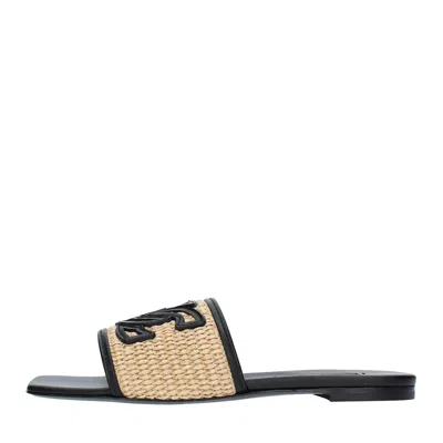 Casadei Sandals Black In Nero Neri E Grigi