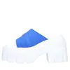 Casadei Sandals Blue In Blu Blu E Verdi