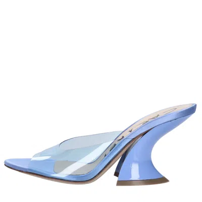 Casadei Sandals Clear Blue In Azzurro Blu E Verdi