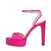 Casadei Woman Sandals Fuchsia Size 10 Textile Fibers In Fucsia Vivaci