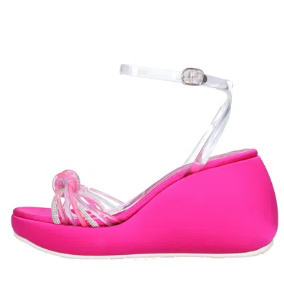 Casadei Sandals Fuchsia In Fucsia Vivaci