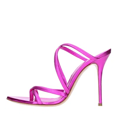 Casadei Sandals In Fucsia Vivaci