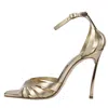 Casadei Sandals Golden In Gold