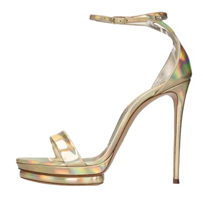 Casadei Sandals Grey In Multi