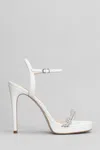Casadei Sandals In White Leather