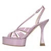 Casadei Sandals Lilac In Lilla Pastello