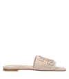 Casadei Sandals Pink In Neutral
